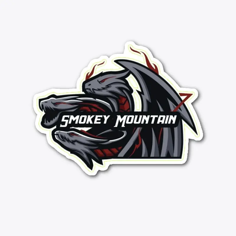 Smokey Mountain Dragons - Die Cut Decal