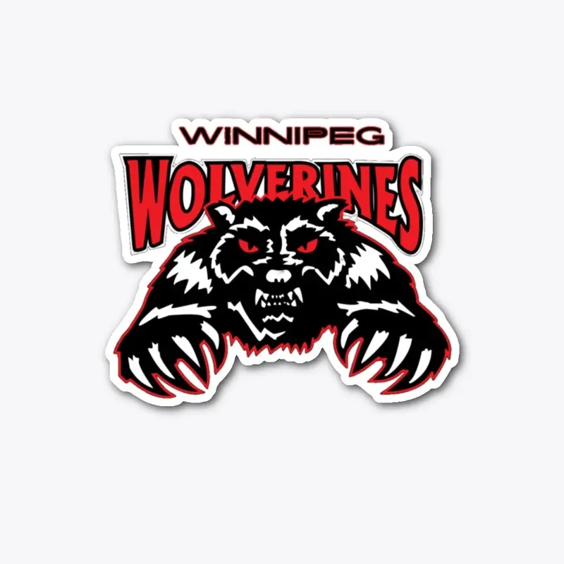 Winnipeg Wolverines - Die Cut Decal